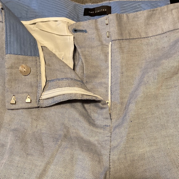 NWT THE LIMITED Pants Modern Crop Women’s Size 16  Linen & Cotton Blend - Picture 6 of 13